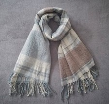 Damen-Maxi- Schal blau, weiß, braun TCM/Tchibo