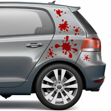 Autoaufkleber SPLASH FLECKEN SPRITZER KLECKSE Aufkleber Set Auto Dekorset #1008