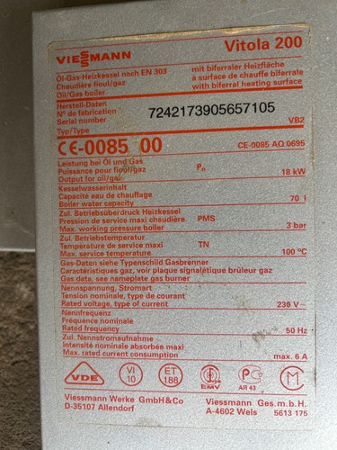 Viessmann vitola 200 - vitola, kw)