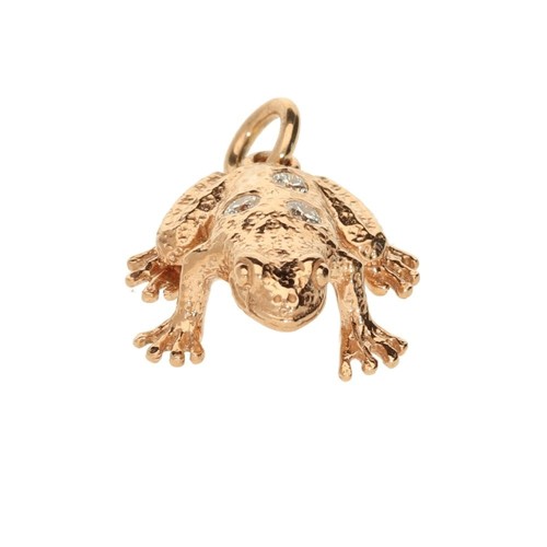 Rotgold damen frosch - 18,