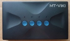 KVM-Switch 4 Port, USB + HDMI, 4K, vier Computer ein Monitor und Tastatur/Maus