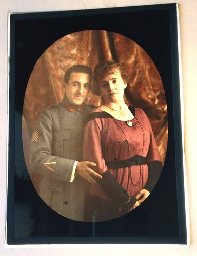 Autochrom militär soldat grad - militär,