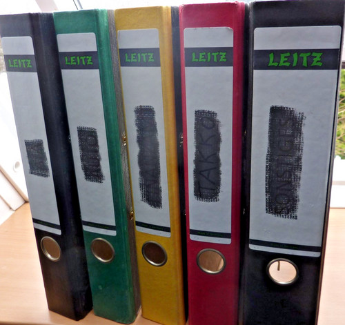 Leitz ordner 4x schmal - ordner, 5x