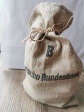 Original Geldsack Dt. Bundesbank Münzsack Leinensack/Verpackung Geldgeschenk