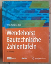 Wendehorst Bautechnische Zahlentafeln - gebraucht, aber fast wie neu