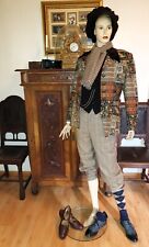 SANDRA PABST Jacke Damen Jackett Kurzmantel Gr. 40 Baumwoll-Mischgewebe KNÖPFE!