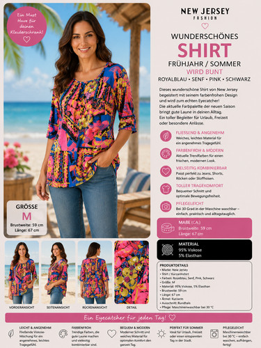 New jersey damen - shirt, m
