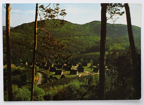 Postkarte blick auf das - -,