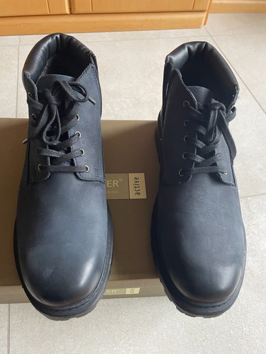 Herren nubuk leder stiefelette - nubuk,