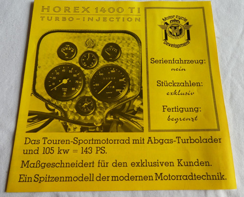 Original münch horex - horex, 1400