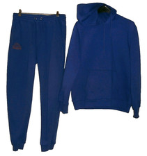 KAPPA Herren Hoodie + Hose – Jogging Anzug, Blau, Gr. X L