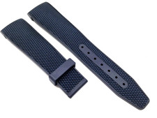 Uhrenarmband IWC Original Kautschuk-Textil für Ref. 3907 Uhrenarmband 22mm blau