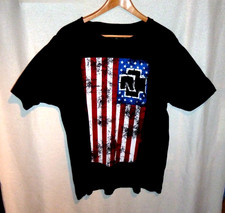 Rammstein + We are living in America + T-Shirt + Herren + schwarz + XL + origin.