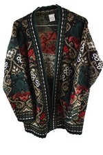 Grün Strick Cardigan Pullover