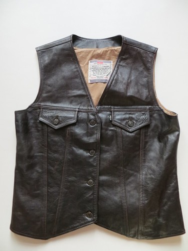 Levi leder weste lederweste - leder,