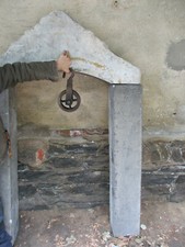 Historischer Ziehbrunnen Brunnen echt Sandstein top Zustand Steinmetz um 1780