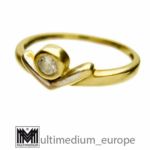 333 gelbgold zirkonia - zirkonia, ring