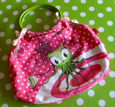 Pussy Deluxe Tasche Polka Dots Punkte pink grün Katze Oktopus Fisch Herz Krabbe