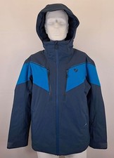 Ziener Herren Skijacke Blau  50 AquaShield Ski Jacket AS Blue Mens Jacke Warm