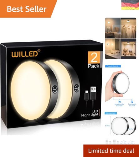 Warmweiße touch lampe - warmweiße,
