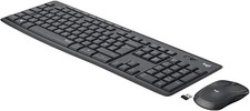 Logitech MK295 Silent Wireless Combo graphite Maus-Tastatur QWERTY-Layout