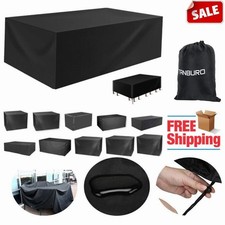 Wasserdicht Gartenmöbel Abdeckung UV Abdeckplane für Gartentische Terrassenmöbel