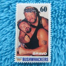BUSHWHACKERS Briefmarke Stamp BRAVO WWF WRESTLING