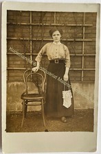 orig. Photo postcard lady