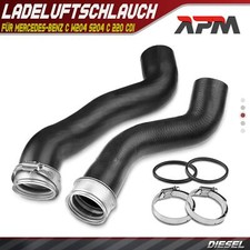 2x Ladeluftschlauch Turboschlauch  Vorne für Mercedes-Benz C W204 S204 C 220 CDI