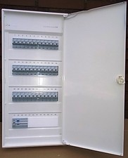 Hager AP Verteiler VA48CN leer/ bestückt Hager Sicherungskasten 4-reihig 