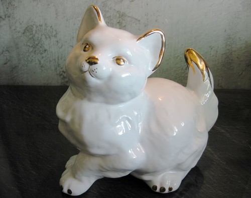 Porzellan katze groß - porzellan-katze,