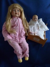 alt Konvolut Porzellanpuppe 70