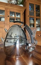 AMC Teekanne Set Edelstahl,Moderne Design,6 Teile Set, Silber,Induktion Geeignet