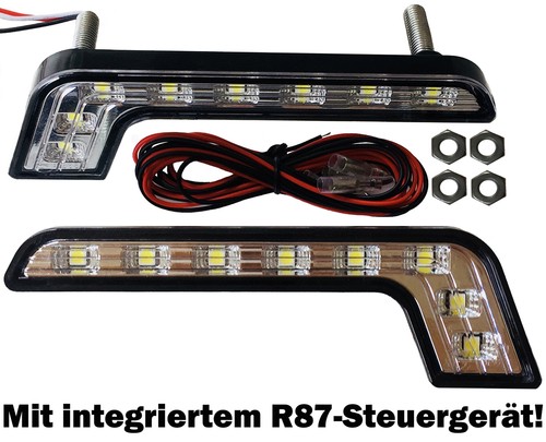 Led tagfahrlicht form - l-form, 8smd