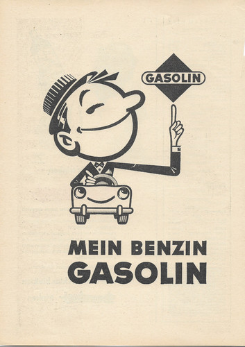 Gasolin benzin 1962 - gasolin, vintage
