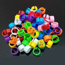 100 Ringe Plastik Offen 8mm