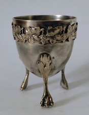 Alte Schale Dreibein Metall