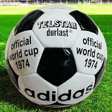 Adidas Telstar 1974 Durlast Football Fifa World Cup Match Ball Size 5 Soccer OMB