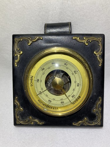 Antikes barometer schwarzes - antikes,