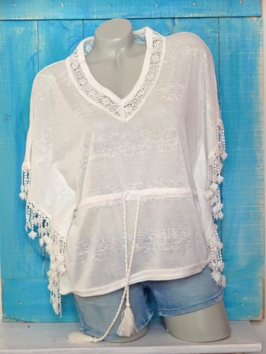 Tunika bluse paspel spitze - tunika,