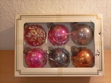 DDR 6 Christbaumkugeln, Weihnachtsschmuck, Lauscha? #27