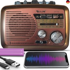 Retoo Radio Bluetooth FM Retro