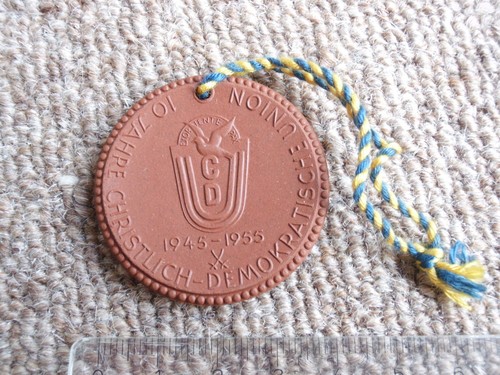 Medaille jahre cdu 1955 - 10,