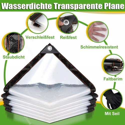 Abdeckplane transparente mit - abdeckplane,