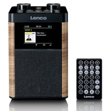 LENCO PDR-060WD - Tragbares DAB+/FM-Radio mit Bluetooth, 10W Lautsprecher und 14