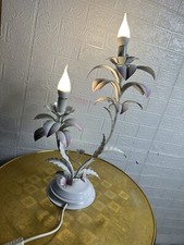 Tischlampe, Florentiner Metall Glasschirm Honsel Shabby Chic Leuchte Lampe 60cm