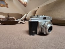 Vintage Agfa Silette Pronto  3.5/45mm Camera Kamera Ledertasche 