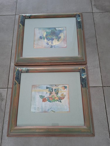 Kunstdruck gerahmt signiert - kunstdruck,