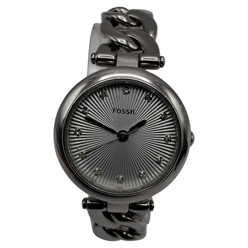 Fossil damen armbanduhr silber - fossil,
