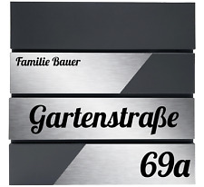 Design Anthrazit Briefkasten